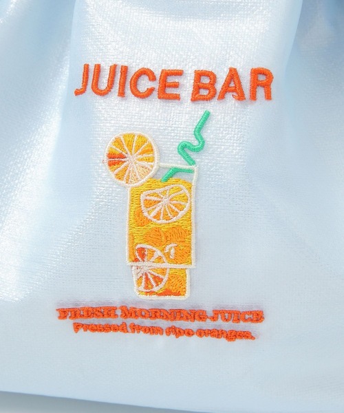 BAYFLOW（ベイフロー）の「[保冷・保温]リトルモカ保冷巾着（ポーチ・レディース・ホワイト/ライトグレー/ライトブルー・0）」の5枚目の写真