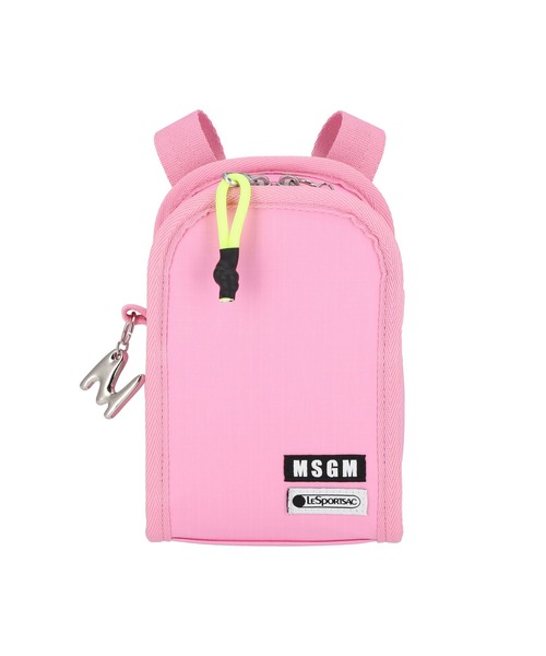 MSGM（エムエスジーエム）の「【MSGM×LeSportsac】Voyager Micro Backpack Pink（バックパック/リュック・レディース・ピンク・ONE SIZE）」の4枚目の写真