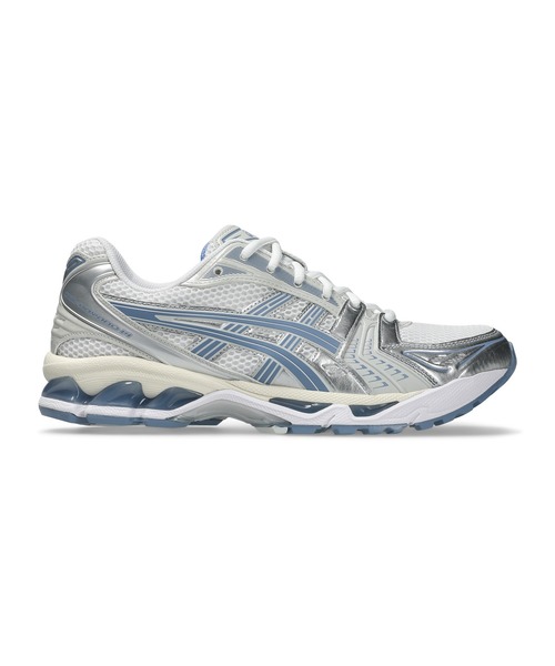 ASICS(アシックス)の「GEL-KAYANO 14 / ゲルカヤノ 14(スニーカー・レディース・ホワイト×シルバー・23.5/24.5/29.5/26/27/23/25.5/24/28.5/26.5/29/30.5/28/27.5/25)」の4枚目の写真