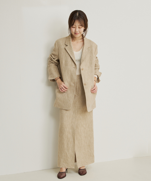 plage（プラージュ）の「R’IAM フライス ロンTEE（Tシャツ/カットソー・レディース・ブラウン/アイボリー・FREE）」の18枚目の写真