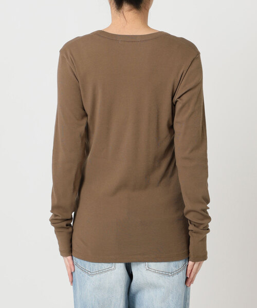 plage（プラージュ）の「R’IAM フライス ロンTEE（Tシャツ/カットソー・レディース・ブラウン/アイボリー・FREE）」の10枚目の写真