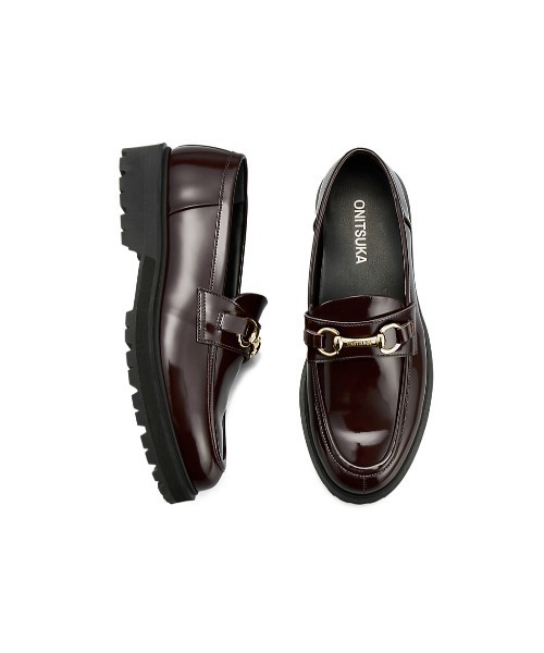 THE ONITSUKA（ジオニツカ）の「BIT LOAFER / ビット ローファー（ローファー・レディース・ブラック系/バーガンディー・25/24.5/24/23.5/23/22.5）」の11枚目の写真