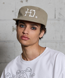 HOODHOOD（フッドフッド）の「スケルトンHDフィルボックスキャップライトカーキ（キャップ）」