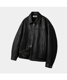 GCLIP（ジクリップ）の「ヴィンテージウォッシングセミクロップレザージャケット2カラー（ライダースジャケット）」