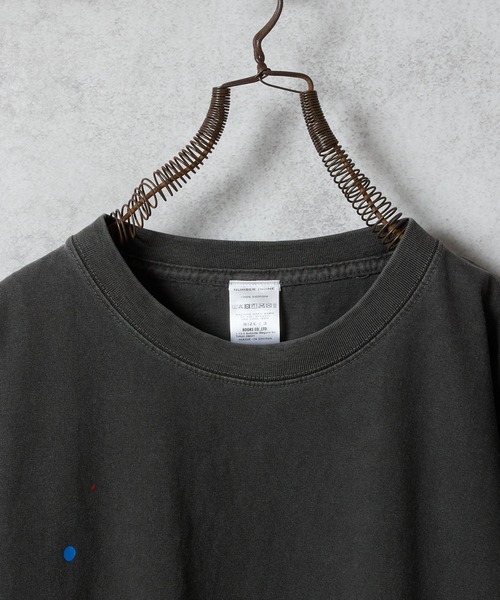 NUMBER (N)INE（ナンバーナイン）の「HAND PAINTED Number⑨ PRINTED VINTAGE WASH T-SHIRT / ハンドペイント ナンバーナイン ワンポイント ロゴプリント ヴィンテージウォッシュ Tシャツ（Tシャツ/カットソー・メンズ・ネイビー/ブラック系/バーガンディー/ブラック/レッド系/グレー/グレー系/ネイビー系・2/4/3）」の10枚目の写真