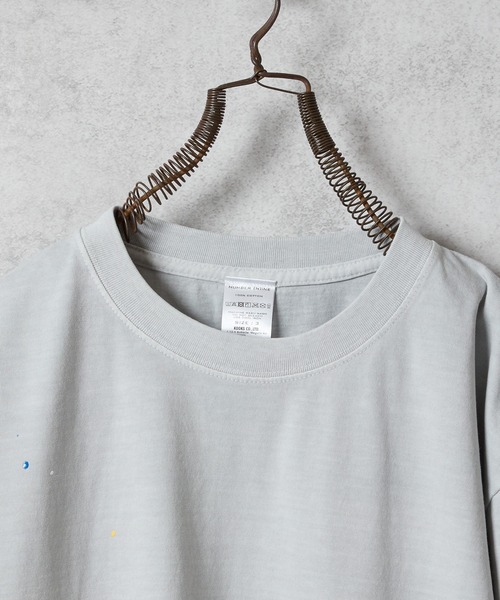 NUMBER (N)INE（ナンバーナイン）の「HAND PAINTED Number⑨ PRINTED VINTAGE WASH T-SHIRT / ハンドペイント ナンバーナイン ワンポイント ロゴプリント ヴィンテージウォッシュ Tシャツ（Tシャツ/カットソー・メンズ・ネイビー/ブラック系/バーガンディー/ブラック/レッド系/グレー/グレー系/ネイビー系・2/4/3）」の20枚目の写真