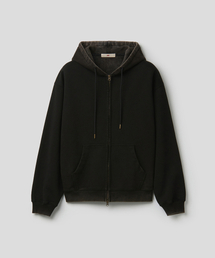 DUSK HOOD ZIP UP (BLACK)