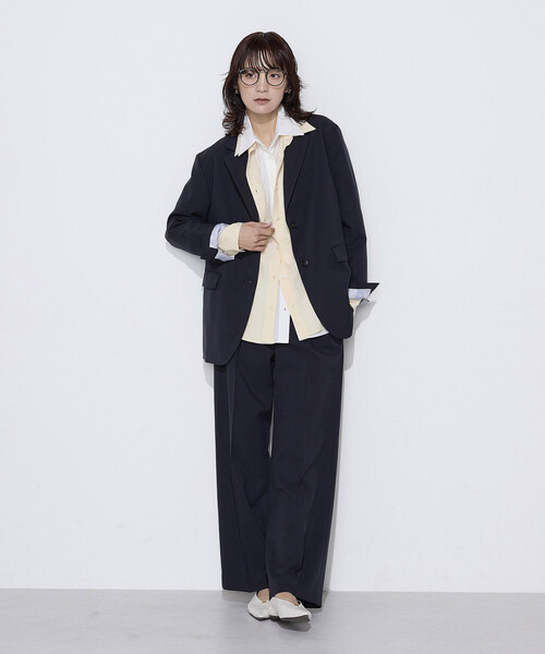 COMME CA Wardrobe（コムサワードローブ）の「ソフトタイプライター シャツ（シャツ/ブラウス・レディース・イエロー/サックスブルー/ホワイト・FREE）」の10枚目の写真