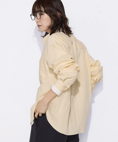 COMME CA Wardrobe（コムサワードローブ）の「ソフトタイプライター シャツ（シャツ/ブラウス・レディース・イエロー/サックスブルー/ホワイト・FREE）」の14枚目の写真