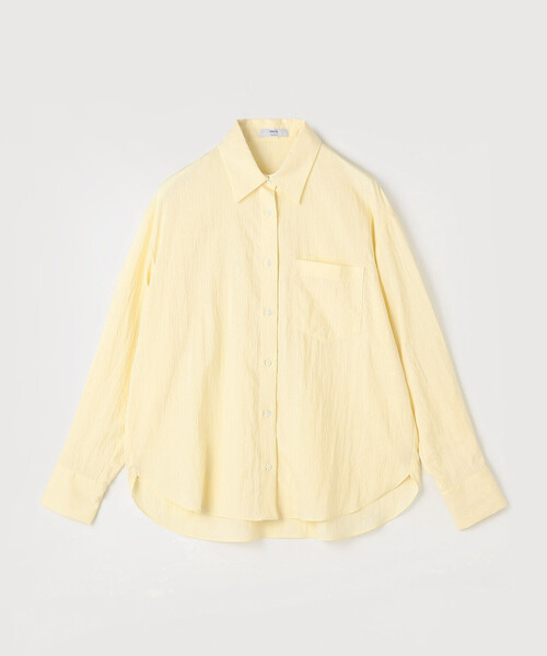 COMME CA Wardrobe（コムサワードローブ）の「ソフトタイプライター シャツ（シャツ/ブラウス・レディース・イエロー/サックスブルー/ホワイト・FREE）」の22枚目の写真