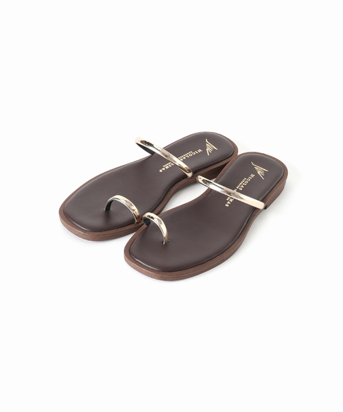 IENA（イエナ）の「《追加2》NICOLAS LAINAS フラットサンダル（サンダル・レディース・カーキ/ブラウン・39/38/37/36）」の16枚目の写真