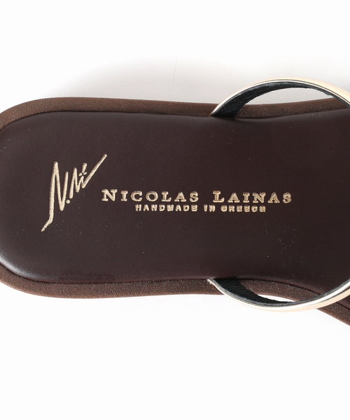 IENA（イエナ）の「《追加2》NICOLAS LAINAS フラットサンダル（サンダル・レディース・カーキ/ブラウン・39/38/37/36）」の21枚目の写真