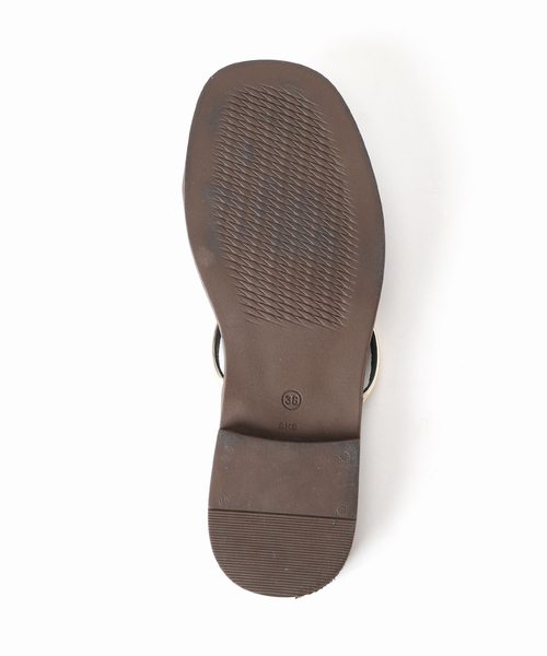 IENA（イエナ）の「《追加2》NICOLAS LAINAS フラットサンダル（サンダル・レディース・カーキ/ブラウン・39/38/37/36）」の4枚目の写真