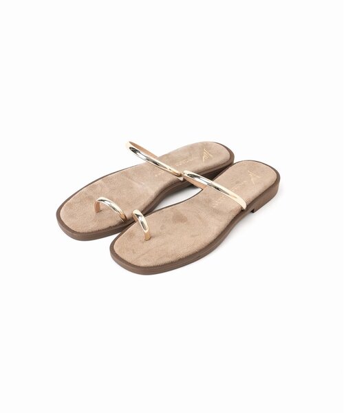 IENA（イエナ）の「《追加2》NICOLAS LAINAS フラットサンダル（サンダル・レディース・カーキ/ブラウン・39/38/37/36）」の6枚目の写真