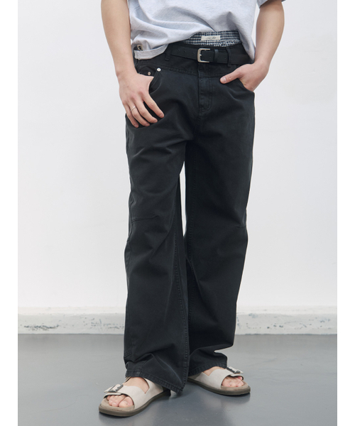 KIJUN MEN（キジュンメンズ）の「Double Waist 5-Pocket Pants Black（その他パンツ・メンズ・その他・SMALL/MEDIUM/LARGE）」の6枚目の写真