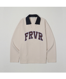 FRVR logo collar t-shirt [FRSP05LT06]_Cream