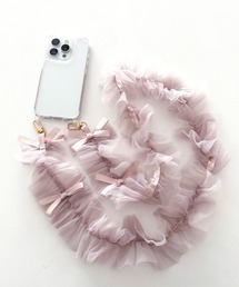 apres jour（アプレジュール）の「【apres jour×ARIAZ】リボンシアースマホストラップ（スマホグッズ）」