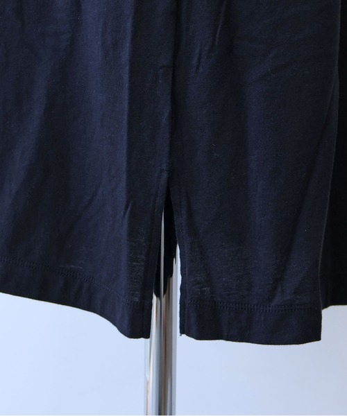 bulle de savon（ビュルデサボン）の「コットン/モダール 40/1天竺 ペチワンピース（Tシャツ/カットソー・レディース・ベージュ/グレー/ブラック・FREE）」の16枚目の写真