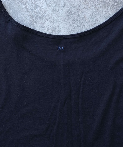 bulle de savon（ビュルデサボン）の「コットン/モダール 40/1天竺 ペチワンピース（Tシャツ/カットソー・レディース・ベージュ/グレー/ブラック・FREE）」の17枚目の写真