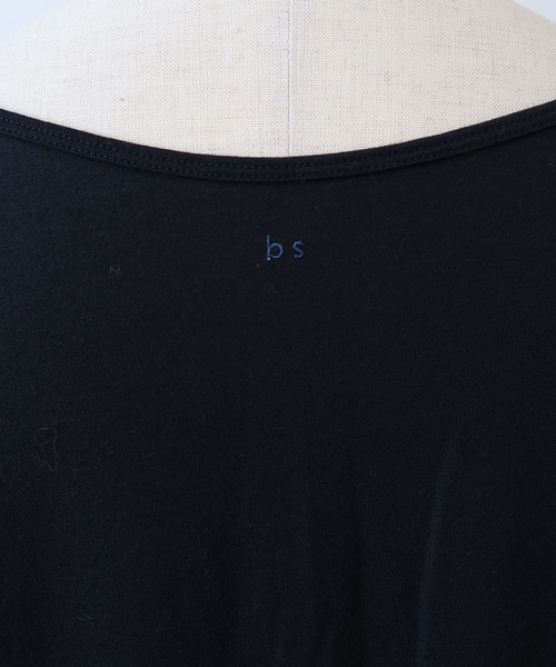 bulle de savon（ビュルデサボン）の「コットン/モダール 40/1天竺 ペチワンピース（Tシャツ/カットソー・レディース・ベージュ/グレー/ブラック・FREE）」の18枚目の写真