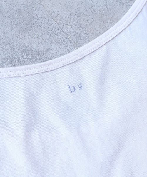 bulle de savon（ビュルデサボン）の「コットン/モダール 40/1天竺 ペチワンピース（Tシャツ/カットソー・レディース・ベージュ/グレー/ブラック・FREE）」の10枚目の写真