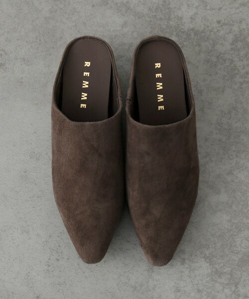 GALLEST（ギャレスト）の「【REMME】スエードミュール（サンダル・レディース・ブラウン系その他・35）」の5枚目の写真