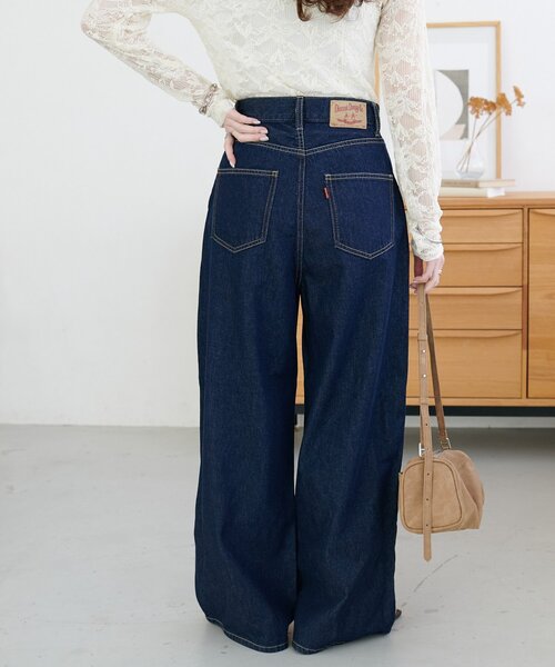 ライトオンスデニムワイドパンツ（その他パンツ）｜DISCOAT（ディス