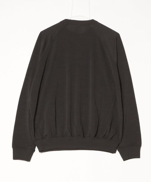 GOLD（ゴールド）の「GOLD / ゴールド：SUMMER WOOL RAGLAN L/S CREW NECK SHIRT：26A-GL69486[MUS]（Tシャツ/カットソー・メンズ・チャコールグレー・M/L）」の9枚目の写真