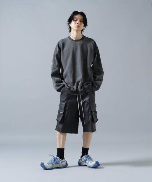DANKE SCHON(ダンケシェーン)の「【WEB&DEPOT限定】DankeSchon/ダンケシェーン/COATING CARGO SHORTS(カーゴパンツ・メンズ・ブラック・M/L)」の4枚目の写真