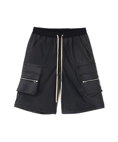 DANKE SCHON(ダンケシェーン)の「【WEB&DEPOT限定】DankeSchon/ダンケシェーン/COATING CARGO SHORTS(カーゴパンツ・メンズ・ブラック・M/L)」の6枚目の写真