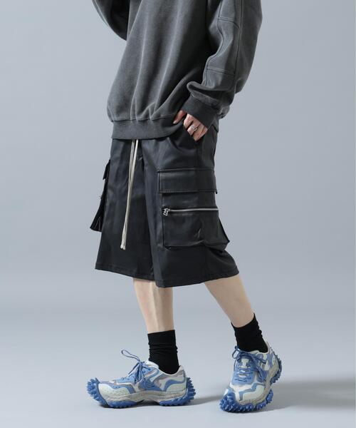 DANKE SCHON(ダンケシェーン)の「【WEB&DEPOT限定】DankeSchon/ダンケシェーン/COATING CARGO SHORTS(カーゴパンツ・メンズ・ブラック・M/L)」の16枚目の写真