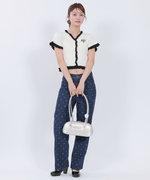 MARY QUANT（マリークワント）の「デイジーパッチムーヴ ミニトート（ハンドバッグ・レディース・シルバー/ブラック/レッド・FREE）」の22枚目の写真