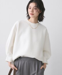 Dessin（デッサン）の「【洗える】8分袖ボンディングカットソー（Tシャツ/カットソー）」