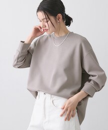 Dessin（デッサン）の「【洗える】8分袖ボンディングカットソー（Tシャツ/カットソー）」