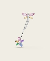 SWAROVSKI（スワロフスキー）の「【公式】【スワロフスキー】Ariana Grande x Swarovski ブローチ, ミックスカット, トンボ, マルチカラー, ロジウム・プレーティング（ブローチ/コサージュ）」