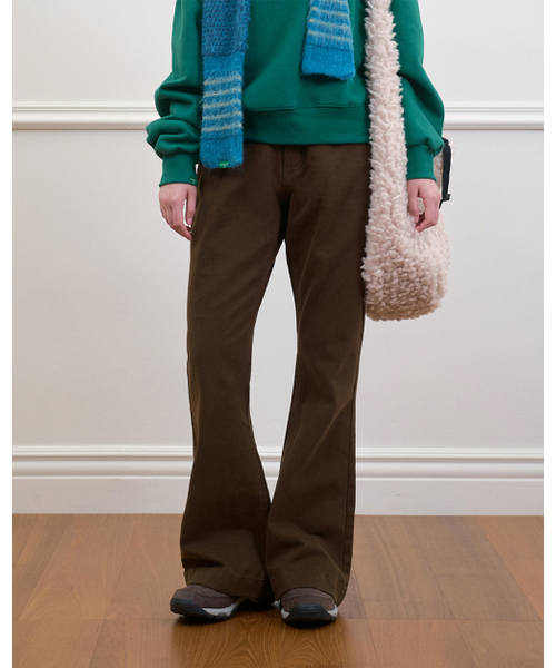 NOCONTENT(ノーコンテント)の「300. ウォームブーツカットパンツ _ ブラウン(その他パンツ・レディース・その他・SMALL/MEDIUM)」の1枚目の写真