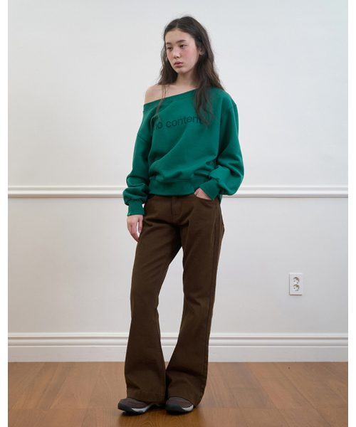 NOCONTENT(ノーコンテント)の「300. ウォームブーツカットパンツ _ ブラウン(その他パンツ・レディース・その他・SMALL/MEDIUM)」の2枚目の写真
