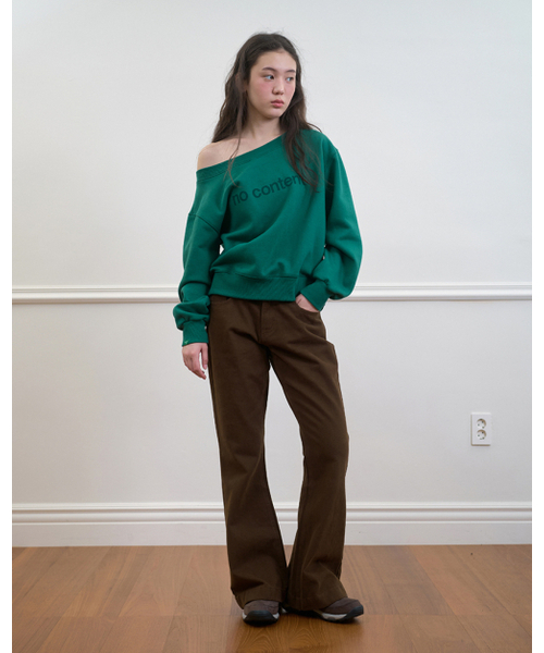 NOCONTENT(ノーコンテント)の「300. ウォームブーツカットパンツ _ ブラウン(その他パンツ・レディース・その他・SMALL/MEDIUM)」の3枚目の写真