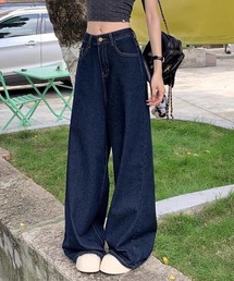 ワイドルーズデニムパンツ