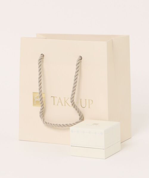 TAKE-UP（テイクアップ）の「[ フワットイヤリングス]タンスイパール＆ピンクトルマリン　イヤリング（イヤリング・レディース・イエローゴールド・FREE）」の6枚目の写真
