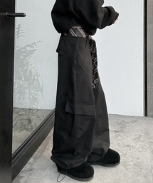 YACA（ヤーカ）の「Tie Belt Cargo Pants/タイベルトカーゴパンツ【unisex item】（カーゴパンツ）」