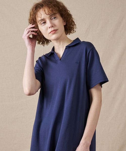 Eddie Bauer(エディーバウアー)の「ポロワンピース(ワンピース・レディース・杢グレー/ネイビー/ライトベージュ・XL/L/M/S)」の16枚目の写真