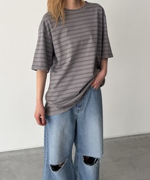 choice_cnl（チョイス）の「choice_cnl/SEIRTAND　ボーダークルーTシャツ（Tシャツ/カットソー）」