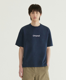 アクアフレームグラフィックTシャツダークネイビー