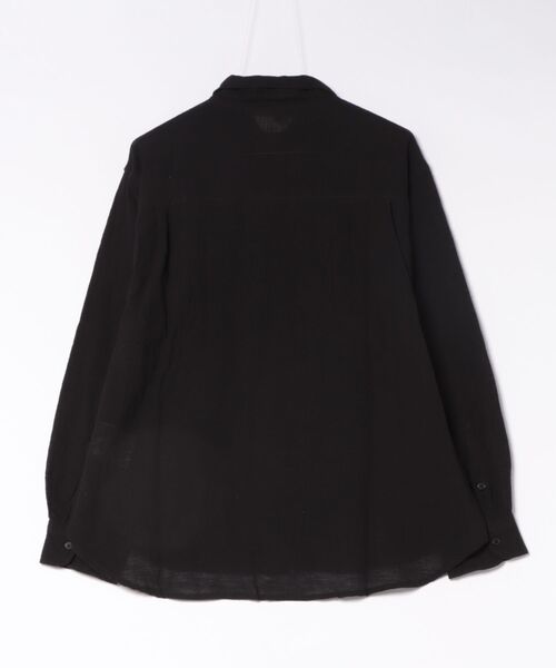 coca(coca)(コカ)の「\ユニセックス/ スラブガーゼシャツ(シャツ/ブラウス・メンズ・ホワイト/ブラック/カーキ/ライトブルー・L/M/XL)」の5枚目の写真