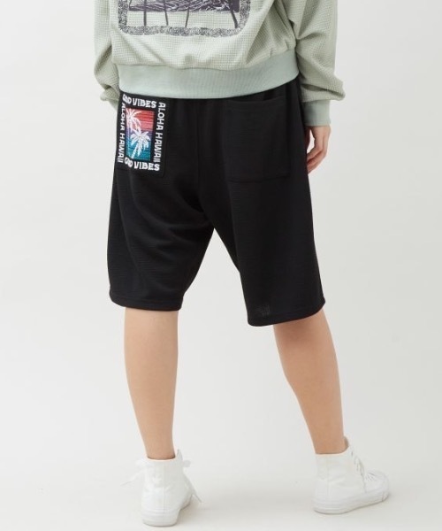 Kahiko(カヒコ)の「【Kahiko】SURF&Palms カハルウMEN'Sハーフパンツ(その他パンツ・メンズ・ホワイト/ブラック/ブルー・FREE)」の2枚目の写真