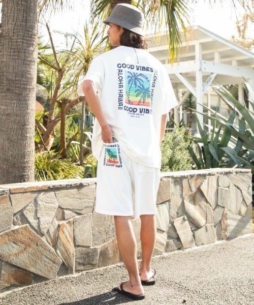 Kahiko(カヒコ)の「【Kahiko】SURF&Palms カハルウMEN'Sハーフパンツ(その他パンツ・メンズ・ホワイト/ブラック/ブルー・FREE)」の5枚目の写真