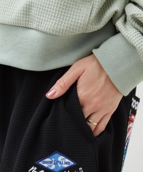 Kahiko(カヒコ)の「【Kahiko】SURF&Palms カハルウMEN'Sハーフパンツ(その他パンツ・メンズ・ホワイト/ブラック/ブルー・FREE)」の9枚目の写真