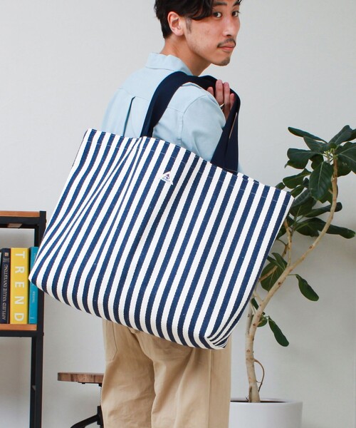GEVACO（ゲバコ）の「【GEVACO/ゲバコ】キャンバスバッグ（トートバッグ・メンズ・ベージュ系その他/ブルー系その他・FREE）」の11枚目の写真