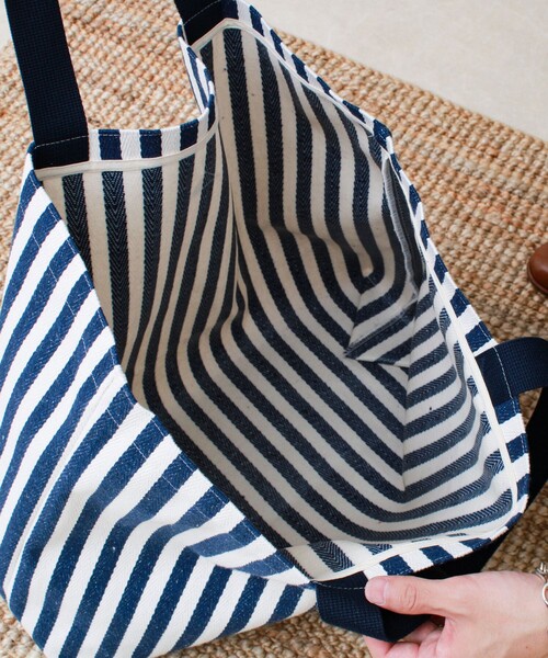 GEVACO（ゲバコ）の「【GEVACO/ゲバコ】キャンバスバッグ（トートバッグ・メンズ・ベージュ系その他/ブルー系その他・FREE）」の17枚目の写真